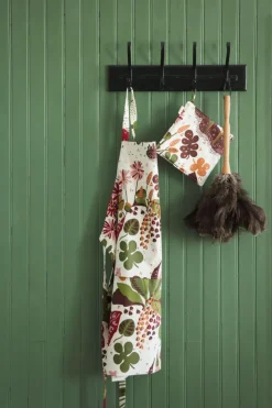 Förkläden<Almedahls Ailanthus grön-brun - förkläde från