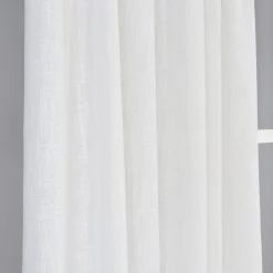 Gardiner Enfärgade<Fondaco Alan Offwhite Gardiner med Linne-look och Tungt Fall