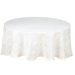 Bordsduk<Fondaco Alan offwhite rund bordsduk Ø200cm