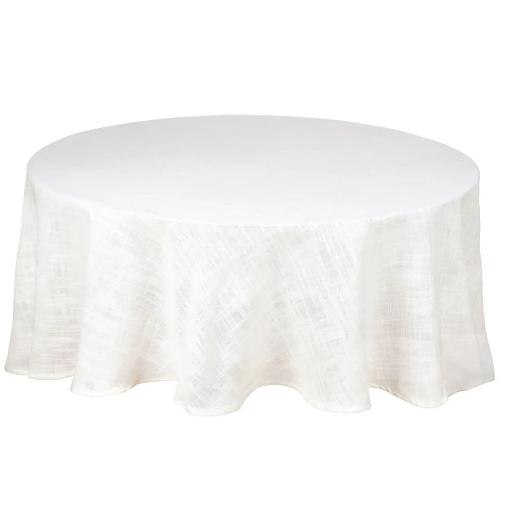 Bordsduk<Fondaco Alan offwhite rund bordsduk Ø200cm