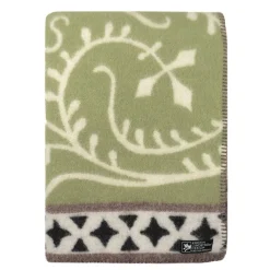 Ullfiltar<Kerstin Landström Design Albertus grön ullfilt 130x180cm -