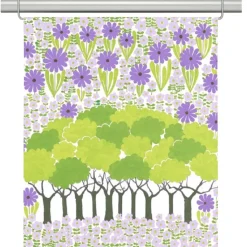 Panelgardiner<Arvidssons textil Allé lila panelgardin