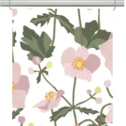 Panelgardiner<Arvidssons textil Anemon rosa panelgardiner