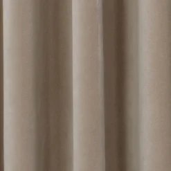 Gardintyger Enfärgade|Sammetstyger<Jakobsdals Anna Beige enfärgat Sammetstyg