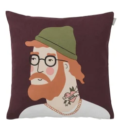 Mönstrade Kuddfodral<Spira of Sweden Aron kuddfodral - Kompiskudde från