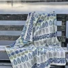 Ullfiltar<Kerstin Landström Design Arvet blå-grön ullfilt 130x180cm -