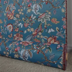 Blommiga Möbeltyger|Mönstrade Möbeltyger<Nordisk Textil Bailey blå gobeläng