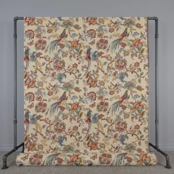 Blommiga Möbeltyger|Mönstrade Möbeltyger<Nordisk Textil Bailey creme gobeläng
