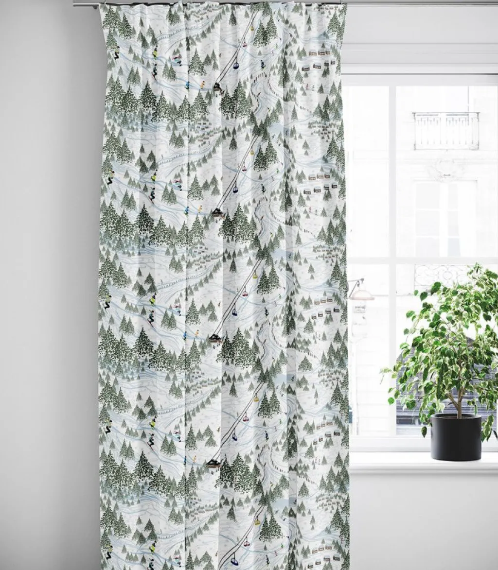 Gardiner Mönstrade|Julgardiner<Arvidssons textil Bare åk gardiner