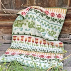 Babyfiltar<Kerstin Landström Design Barnfilt Esbjörn i lammull -