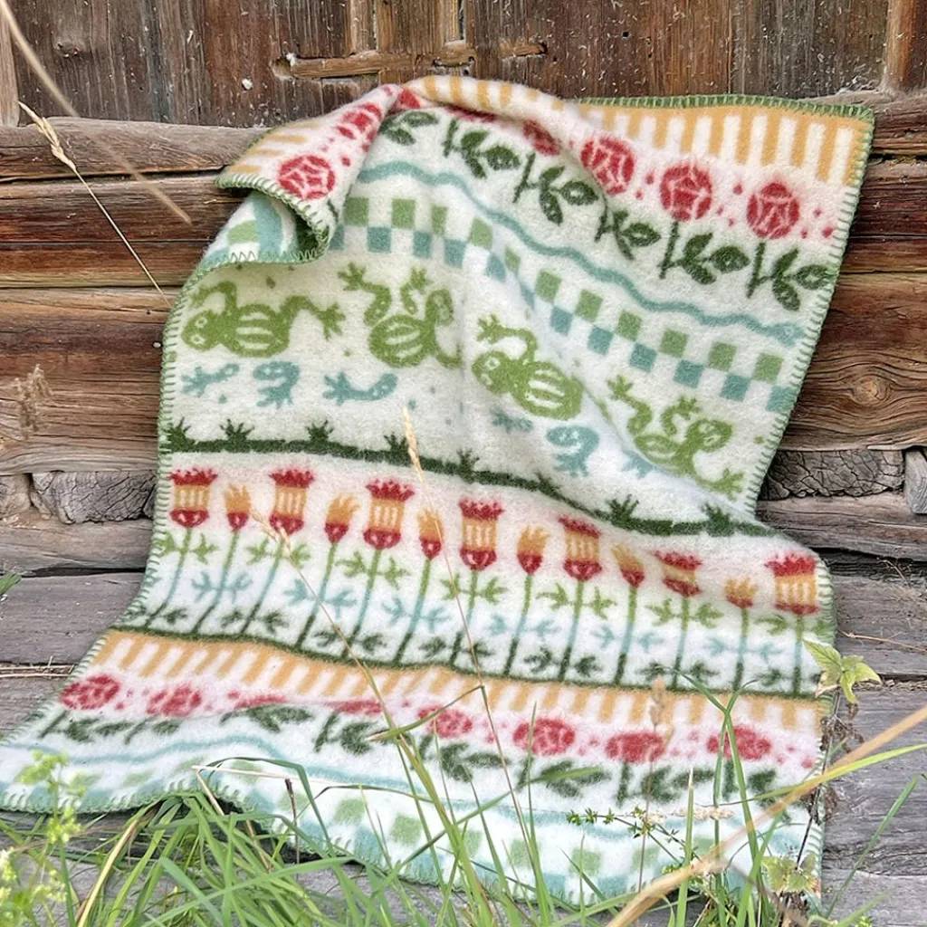 Babyfiltar<Kerstin Landström Design Barnfilt Esbjörn i lammull -