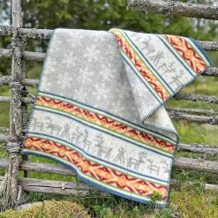 Babyfiltar<Kerstin Landström Design Barnfilt Laponia i ull -