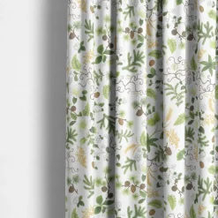 Gardintyger Mönstrade|Arvidssons Textil<Arvidssons textil Barr & Blom offwhite - blommig tyg i bomull
