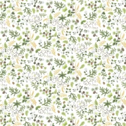 Juldukar|Bordsduk<Arvidssons textil Barr & Blom offwhite/grön - bordsduk