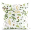 Julkuddar|Mönstrade Kuddfodral<Arvidssons textil Barr & Blom offwhite/grön – kuddfodral