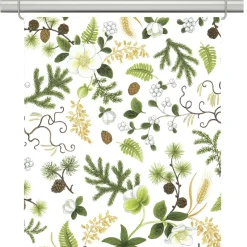 Panelgardiner<Arvidssons textil Barr & Blom offwhite/grön - panelgardiner