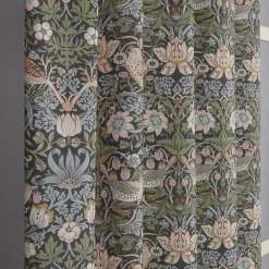 Gardiner Mönstrade<Nordisk Textil Beautiful birds grå-blå gardiner