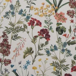 Gardintyger Mönstrade< Beautiful flower field tyg