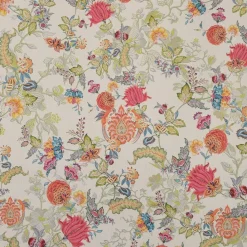 Gardintyger Mönstrade<Nordisk Textil Bengale multi blommigt gardintyg