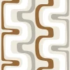 Gardintyger Mönstrade|Arvidssons Textil<Arvidssons textil Bågar beige tyg