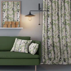 Gardiner Mönstrade<Arvidssons textil Björkdungen beige gardiner