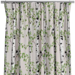 Gardiner Mönstrade<Arvidssons textil Björkdungen beige gardiner