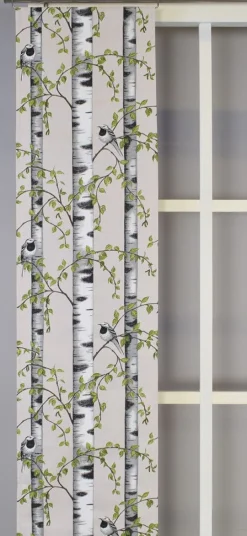 Panelgardiner<Arvidssons textil Björkdungen beige panelgardiner