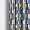 Gardintyger Mönstrade|Arvidssons Textil<Arvidssons textil Blader blå tyg