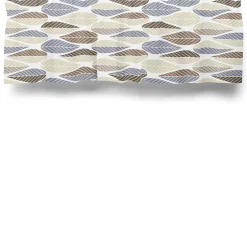 Gardinkappor Mönstrade<Arvidssons textil Blader brun-beige gardinkappa metervara