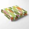 Bordsduk<Arvidssons textil Blader grön-gul bordsduk