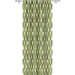 Gardintyger Mönstrade|Arvidssons Textil<Arvidssons textil Blader grön tyg