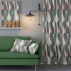 Gardintyger Mönstrade|Arvidssons Textil<Arvidssons textil Blader vinröd tyg