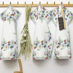Kökshandduk<Ekelund Blomkrans kökshandduk 35X50 - s Linneväveri