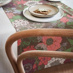 Bordslöpare|Ekelund Löpare<Ekelund Blomsterfång löpare 35X140 - s Linneväveri