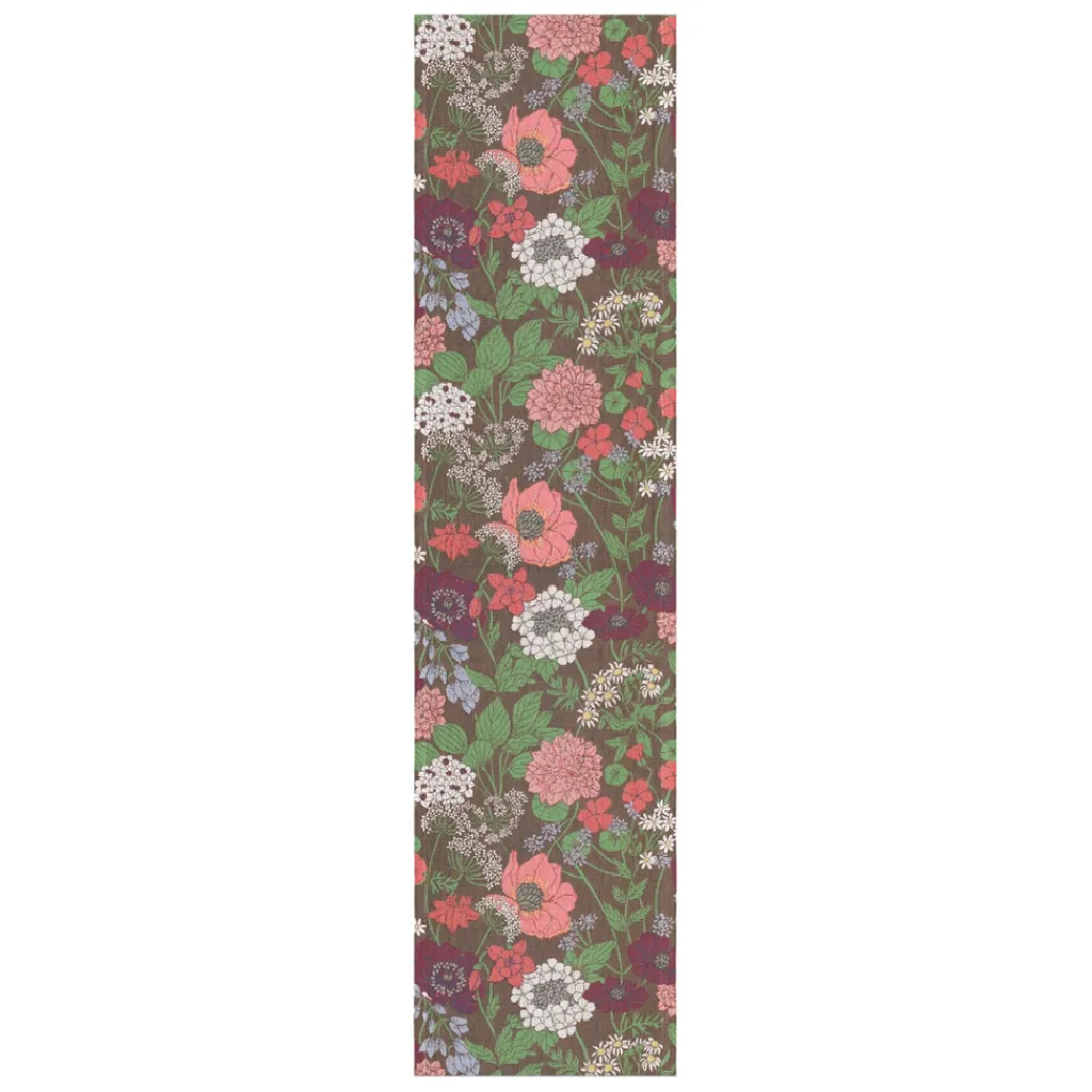 Bordslöpare|Ekelund Löpare<Ekelund Blomsterfång löpare 35X140 - s Linneväveri