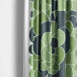 Gardintyger Mönstrade|Arvidssons Textil<Arvidssons textil Blomster grön tyg