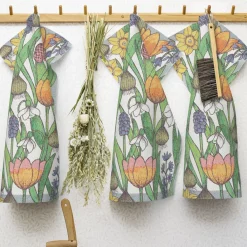 Kökshandduk<Ekelund Blomsterlök kökshandduk 35X50 - s Linneväveri