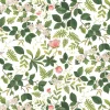 Gardintyger Mönstrade|Arvidssons Textil<Arvidssons textil Blomsterlund grön - tyg