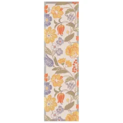 Bordslöpare|Ekelund Löpare<Ekelund Blomsterslinga löpare 35X120 - s Linneväveri