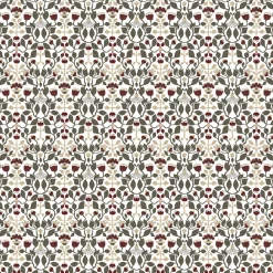 Gardintyger Mönstrade|Arvidssons Textil<Arvidssons textil Blomstersnår brun tyg