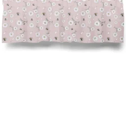 Gardinkappor Mönstrade<Arvidssons textil Blomstersurr rosa gardinkappa metervara