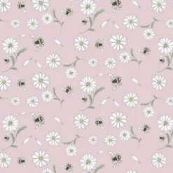 Gardintyger Mönstrade|Arvidssons Textil<Arvidssons textil Blomstersurr rosa tyg
