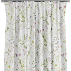 Gardiner Mönstrade<Arvidssons textil Blomsteryra vit gardiner