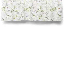 Gardinkappor Mönstrade<Arvidssons textil Blomsteryra vit gardinkappa metervara