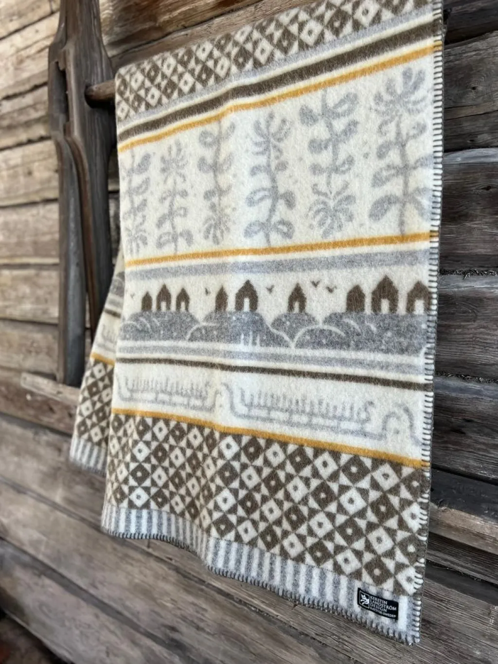 Ullfiltar<Kerstin Landström Design Bohus höst ullfilt 130x180cm -