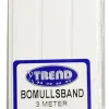 Band< Bomullsband 3m x 13mm vit