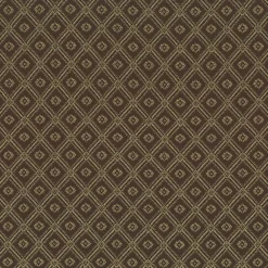 Rutiga Möbeltyger|Mönstrade Möbeltyger<Nordisk Textil Borgholm brun-guld - rutigt möbeltyg i klassisk stil