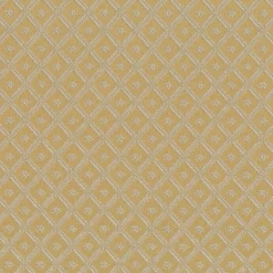Rutiga Möbeltyger|Mönstrade Möbeltyger<Nordisk Textil Borgholm guld - rutigt möbeltyg i klassisk stil