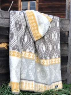 Ullfiltar<Kerstin Landström Design Brunkulla grå-ockra ullfilt -
