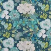 Gardintyger Mönstrade<Nordisk Textil Capucine blå gardintyg